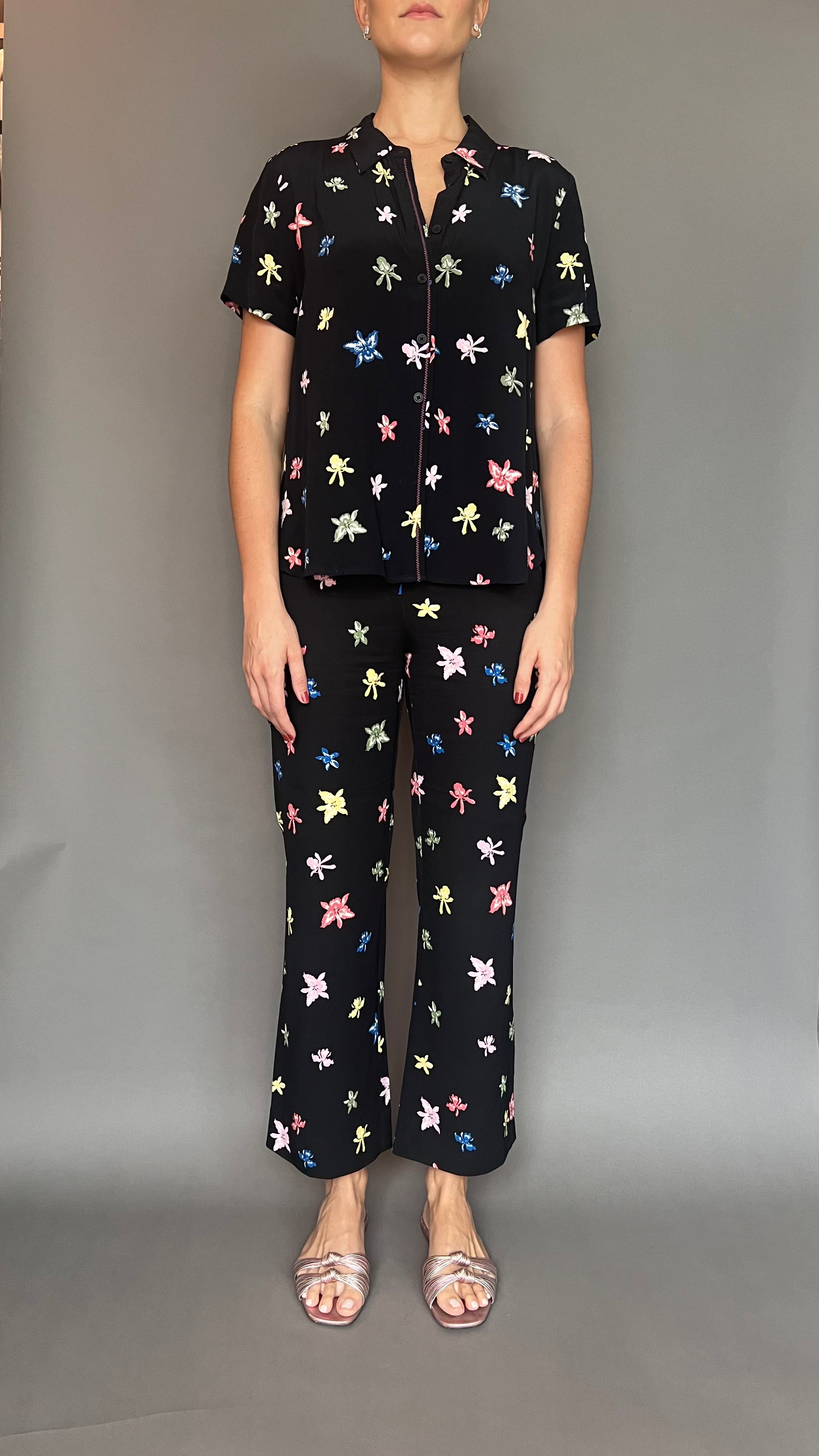Conjunto Bimba y Lola - Print Flores oscuro