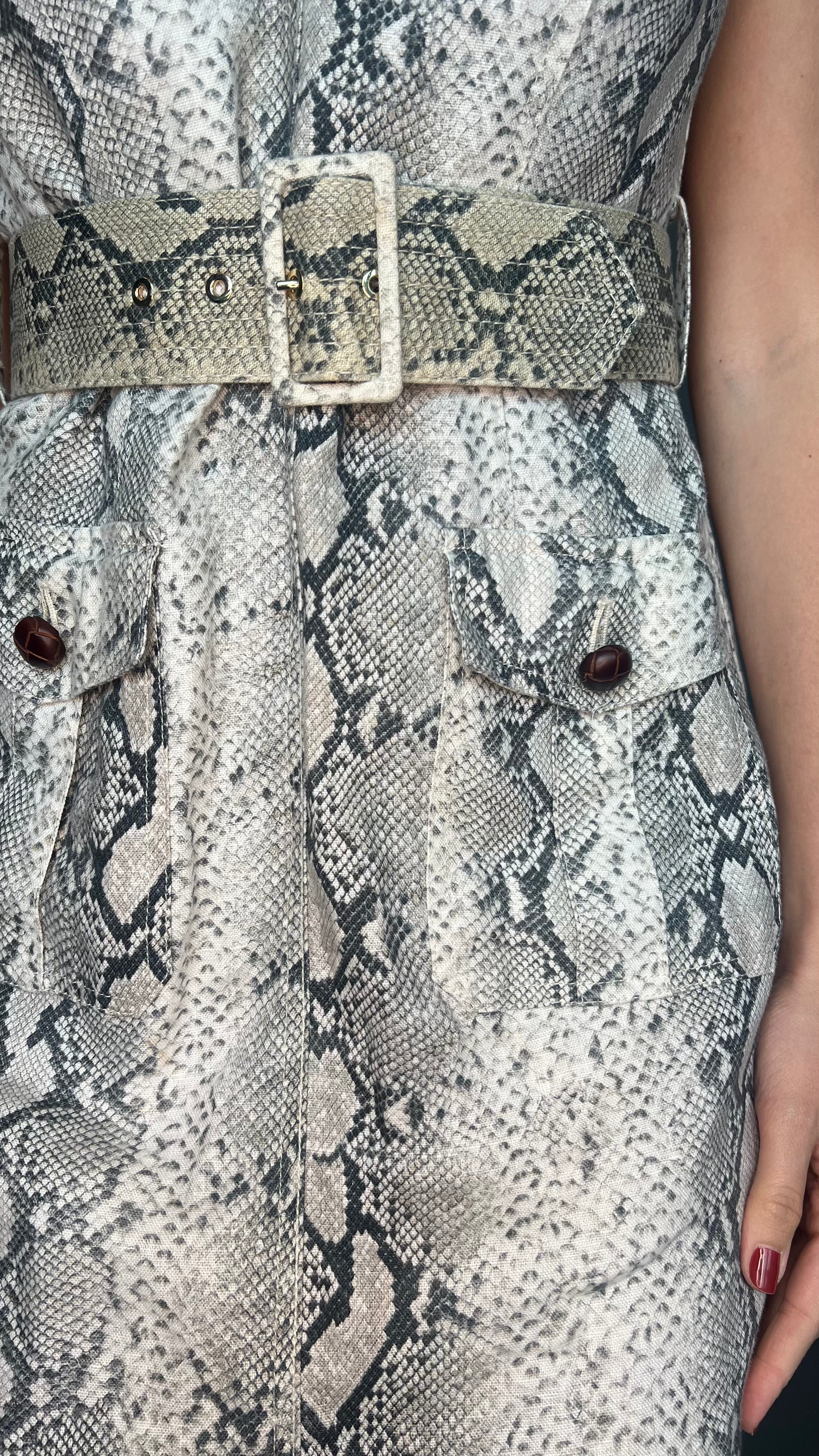 Vestido Zimmermann Snake