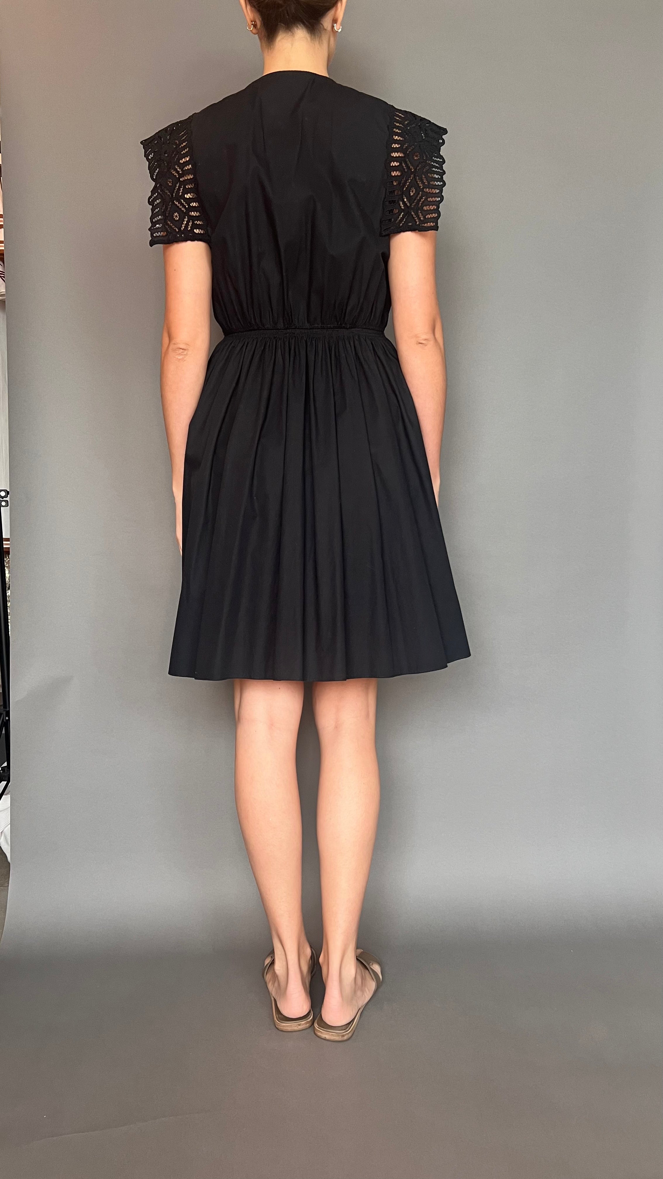Vestido Sandro Lace Negro