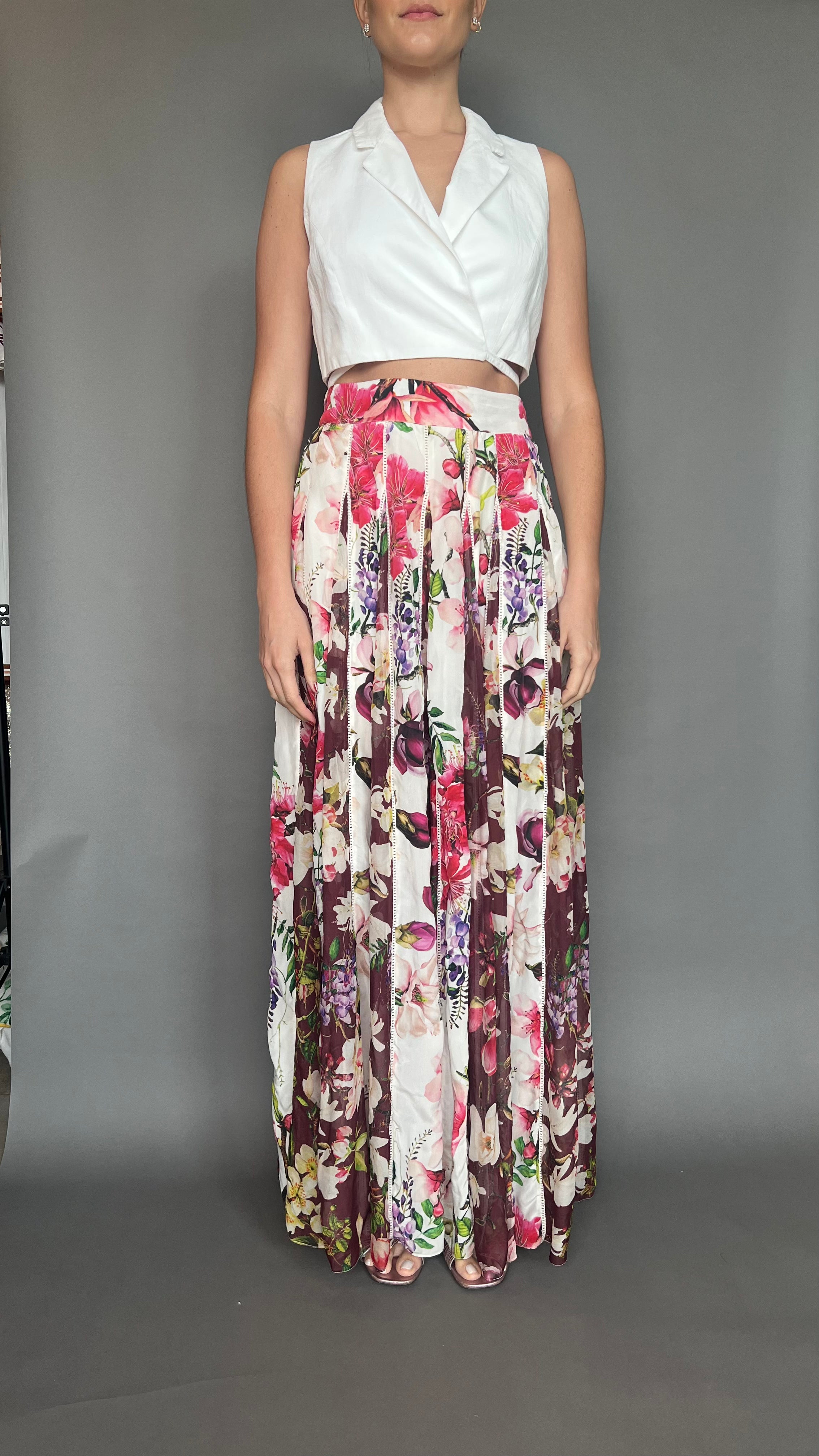 Crop top Zara Blanca